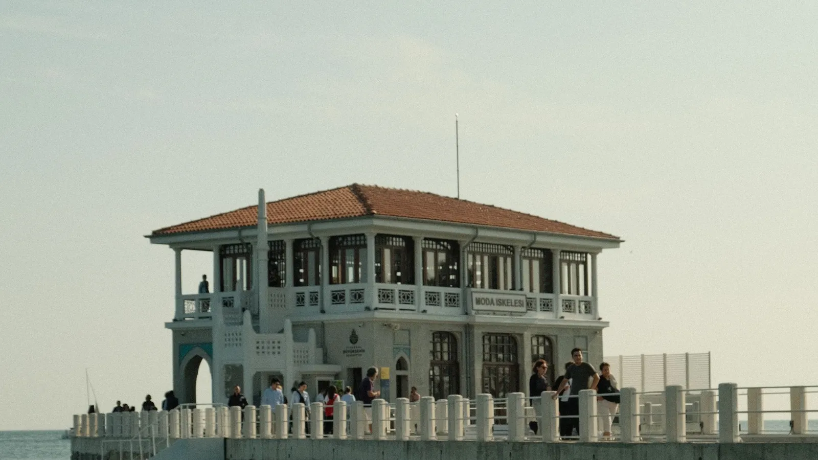 Pier and waterfront on the Kadikoy shore, Istanbul